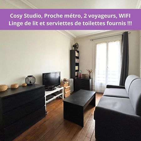 Apartmán Cosy Studio - Proche Metro - 2 Voyageurs Levallois-Perret Exteriér fotografie